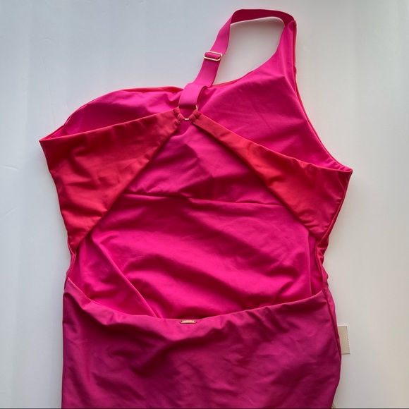 Pink one piece bikini: Boamar for Anthropologie - Picture 7 of 8